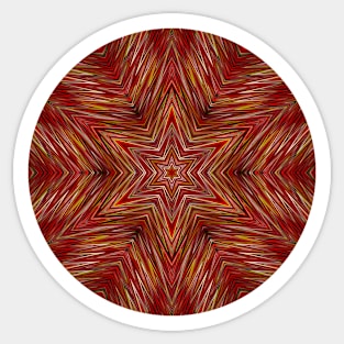 Magical Red Star Sticker